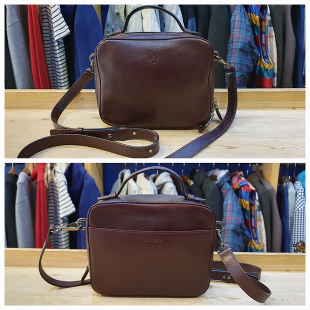 Monsac 레더 크로스백