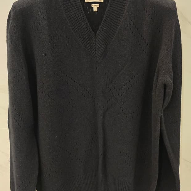 로샤스 옴므 울 브이넥 스웨터