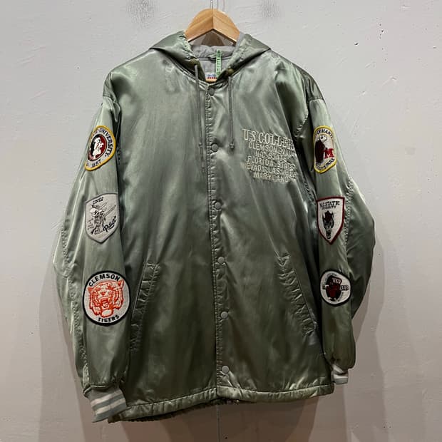 US COLLEGE 빈티지 미국대학 패치워크 점퍼