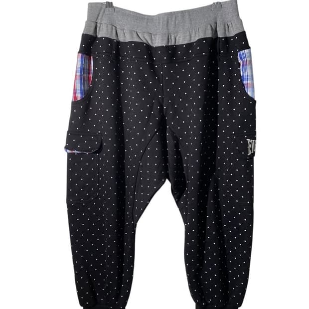 everlast 도트 패턴 조거 팬츠