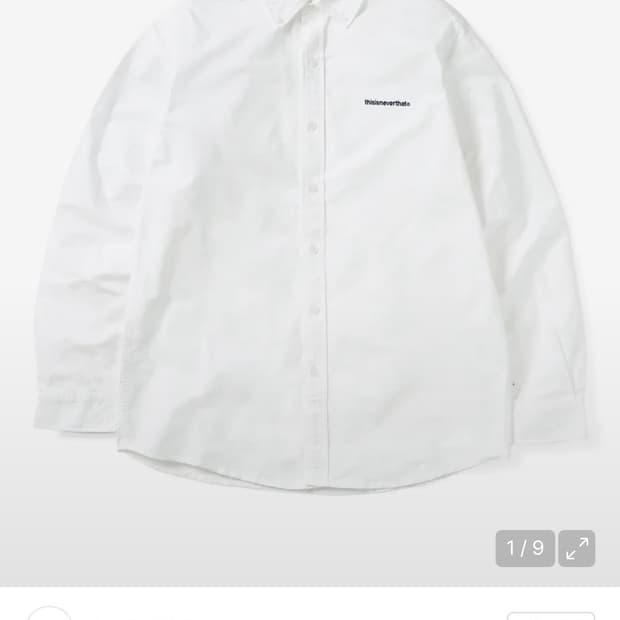 디네댓 셔츠(L, 흰)