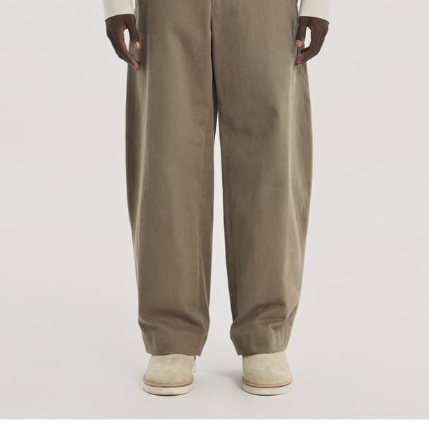 브라운야드 필드 치노 팬츠 브라운 3사이즈