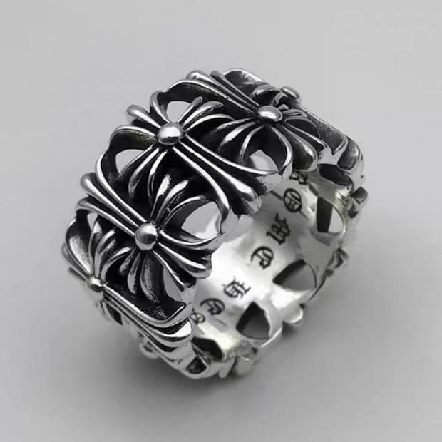 새상품] 일본 스트릿 써지컬스틸 반지 10호