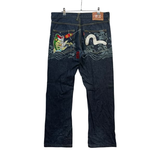Evisu Seagull Embroidered Denim