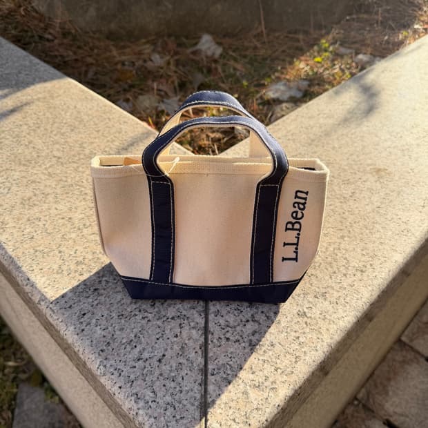 (deadstock) L.L.Bean 엘엘빈 캔버스 미니 토트백 파우치백
