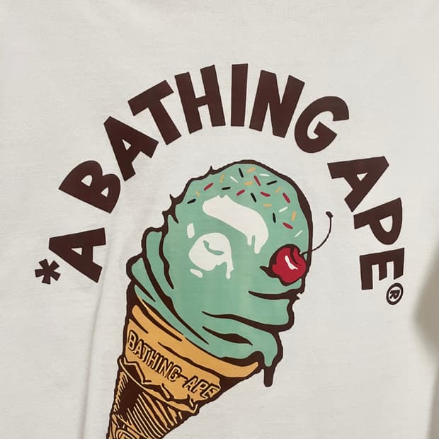 Bape 베이프 아이스크림 티셔츠 M