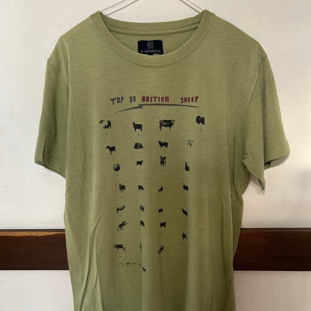 British sheep tshirt 