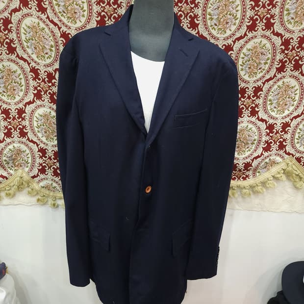 폴로 랄프로렌 네이비 버진울 블레이저

