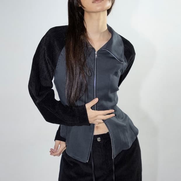 김미더영 코듀로이 믹스셔츠