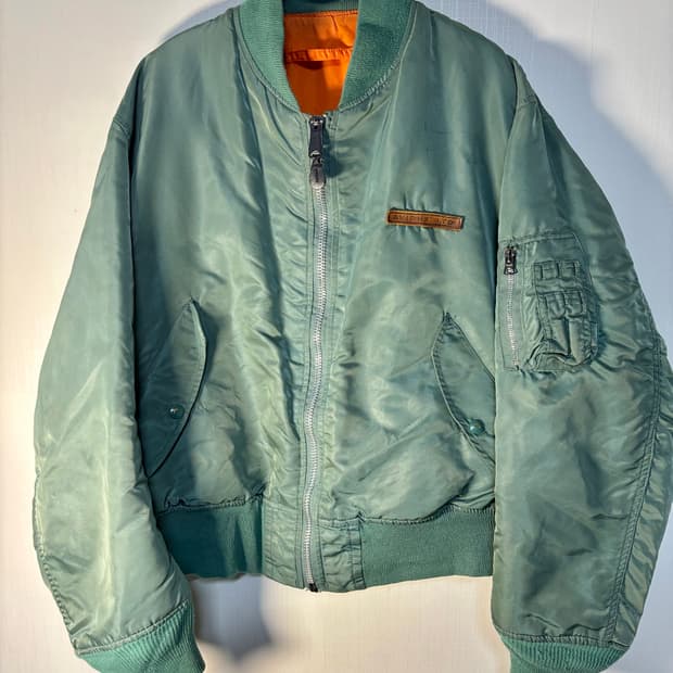 90s USA Avirex MA-1 아비렉스 빈티지 마원 항공점퍼