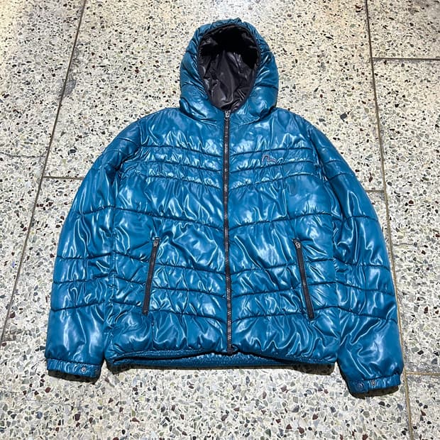 에비수(evisu) 로고 다운패딩 자켓