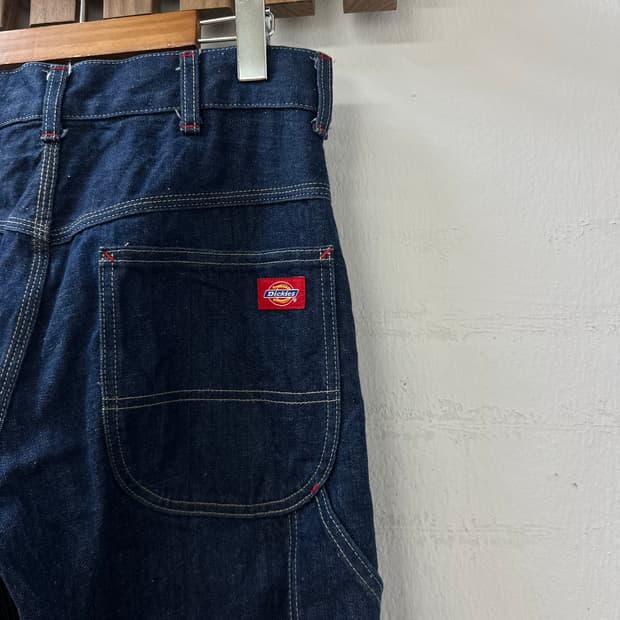 Dickies 디키즈 워싱 데님 와이드 워크 팬츠