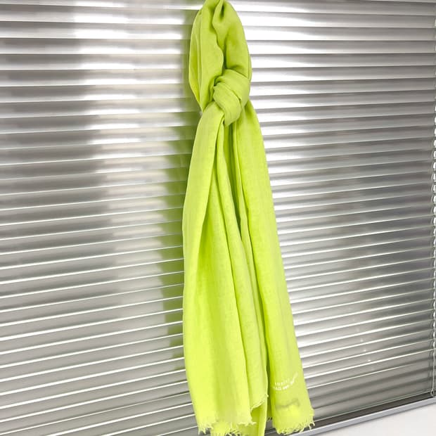 COMME des GARCONS tricot-LOGO SCARF