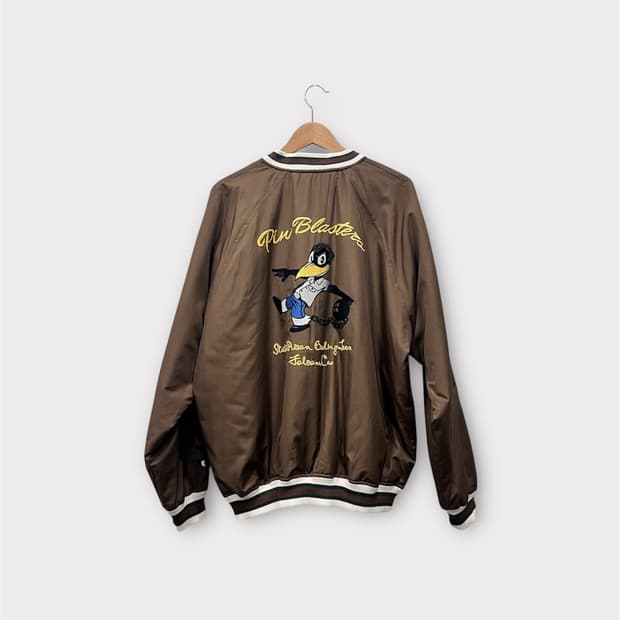 Vintage 패딩 맨투맨 Pin Blasters 캐릭터 XL