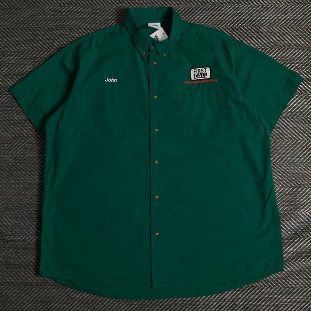 USA 오리지날 빈티지 박시핏 워크 셔츠o 3629