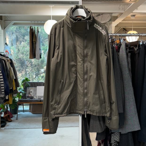 슈퍼드라이 재팬 나일론 멀티 지퍼 자켓