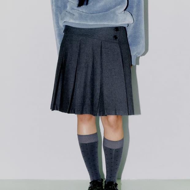 오피쉬 스커트 그레이 2사이즈