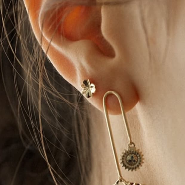 수엘 suel 쁘띠 클로버 피어싱