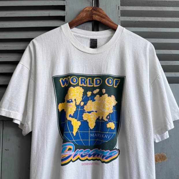 [L]90's USA 빈티지 WORLD OF DREAMS 티셔츠