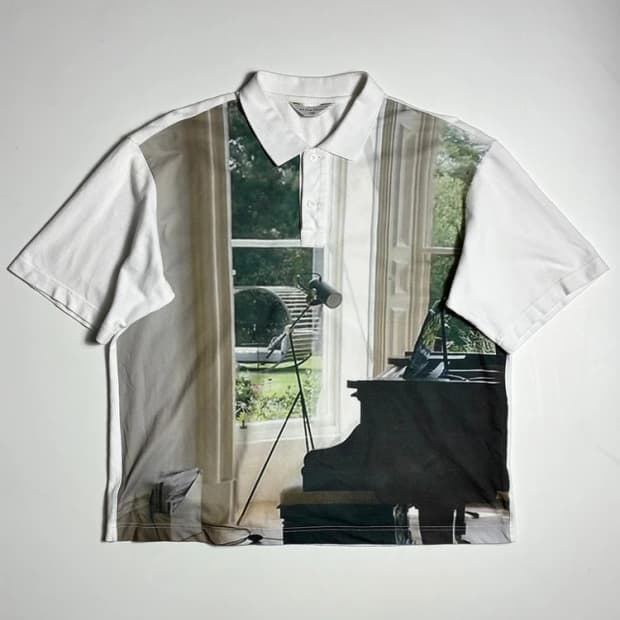 애프터프레이 AFTERPRAY 풀 프린트 폴로 반팔 티셔츠 R2506