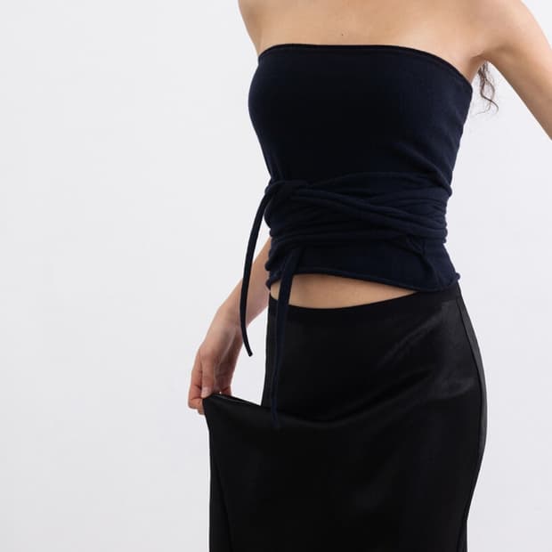 Le917 le17septembre 캐시미어 블렌드 니트 튜브탑 