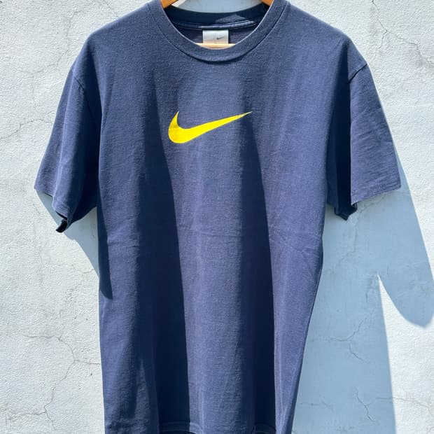 [M] 90s-00s 올드 나이키 네이비 빈티지 반팔 티셔츠