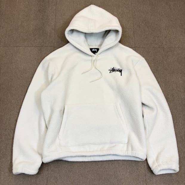 stussy 스투시 브론슨 쉐르파 후드 본 L 