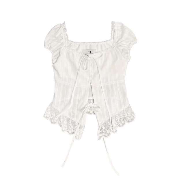 새상품 뉴얼린 로제 블라우스 S