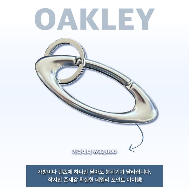 Icon keyring carabiner 키링 카라비너