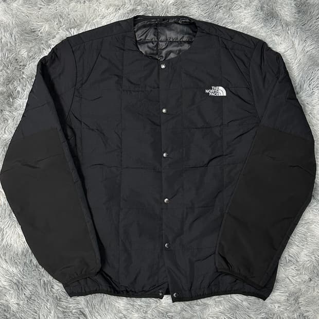 노스페이스 경량패딩 깔깔이 블랙 L