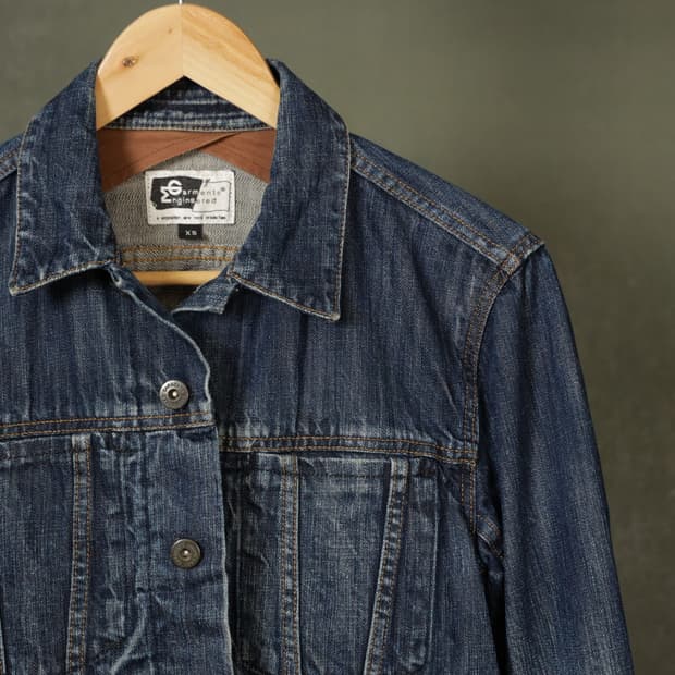 엔지니어드가먼츠 데님 자켓 made in new york