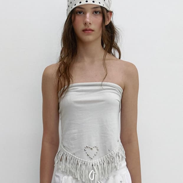 ASURA TASSEL STUD SCARF