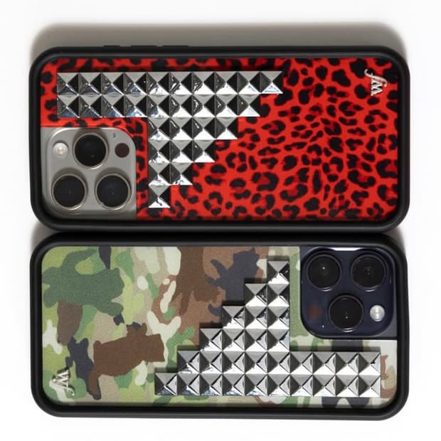 (새상품) 와일드플라워 케이스 아이폰15 카모스터드 베이비메탈클럽 갸루