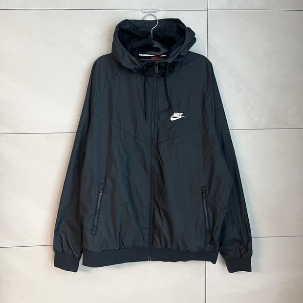 [2XL] 나이키 윈드러너 우븐 바람막이 블랙 