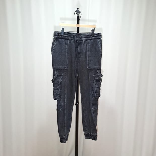 (택포) 준지 워싱 멀티 카고조거 팬츠 JC9721PD85 46 B144