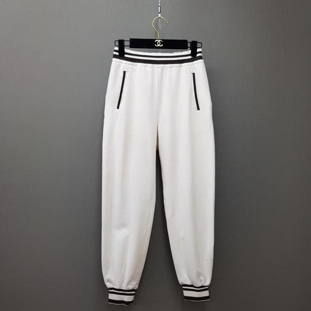 한섬 TIME 타임 2021 스트라이프 밴딩 조거 팬츠 61-90사이즈