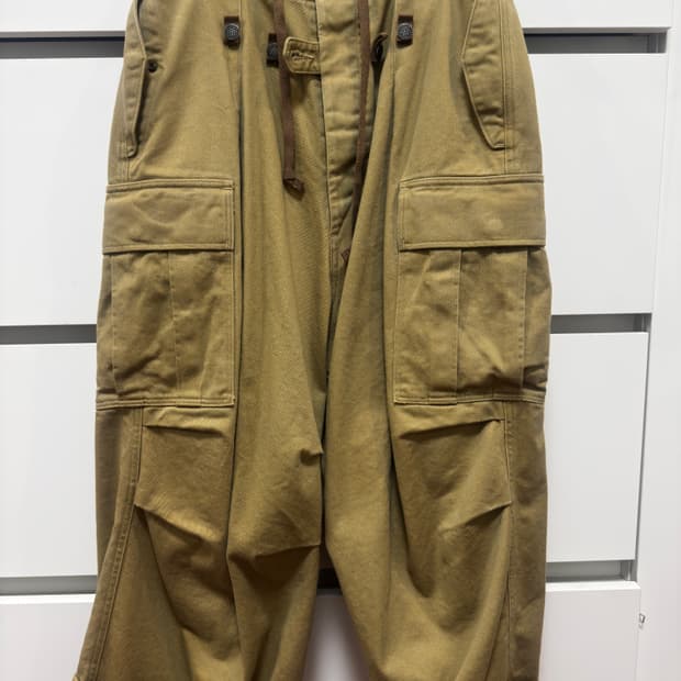 캐피탈 헤비드릴 점보카고 팬츠 베이지