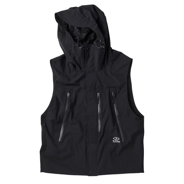 트래블 써밋 후드 베스트 블랙