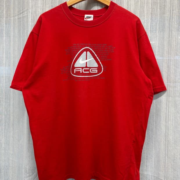 90s 나이키 Acg 그래픽 로고 반팔티