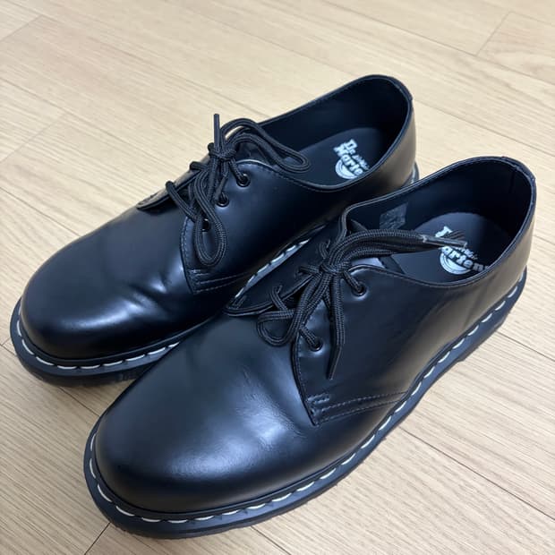 닥터마틴 1461 ws 블랙 스무스