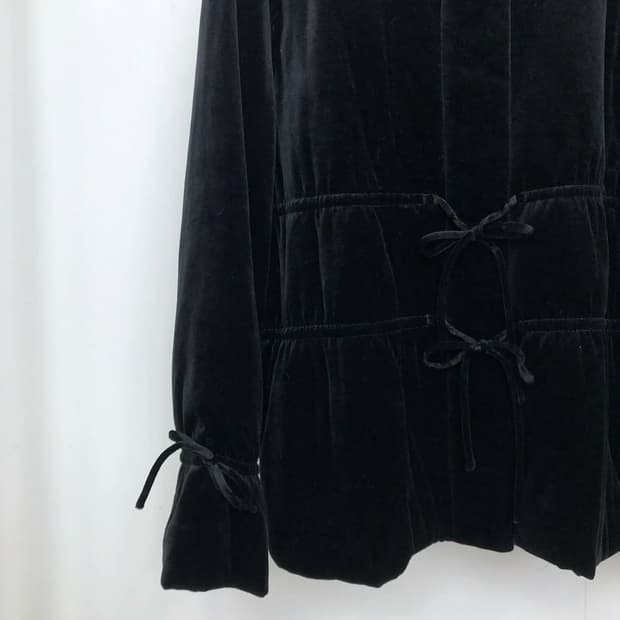 ribbon velvet jumper jk