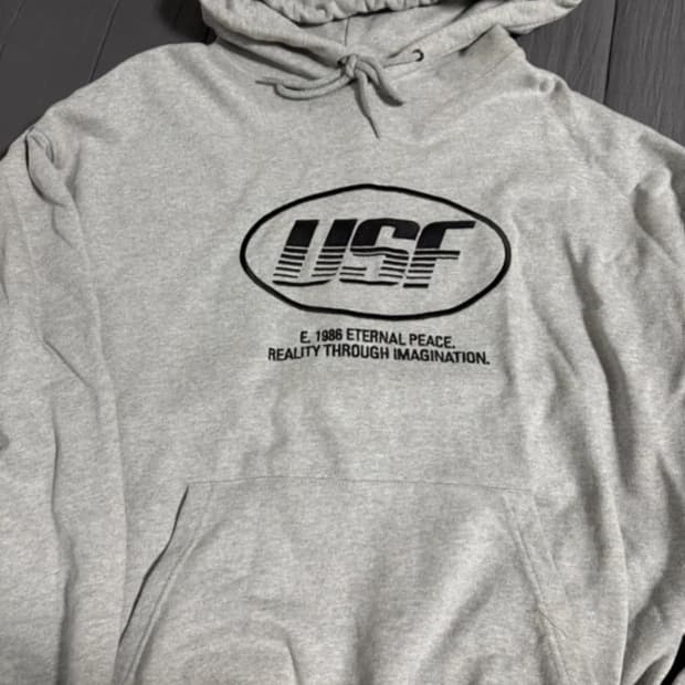 어반스터프 회색 후드티 L