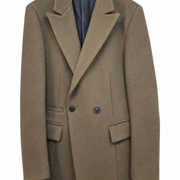 타임 옴므 캐시미어 울 소재 더블 자켓 사이즈 95