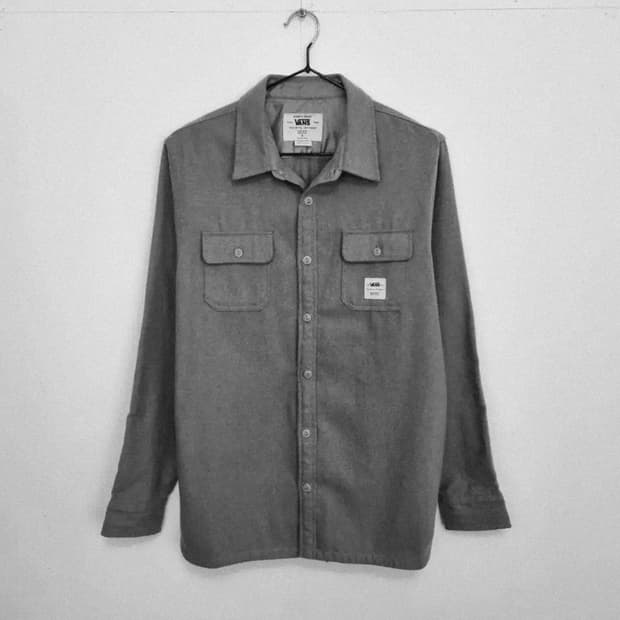 반스 클래식핏 울소재셔츠/남여공용S