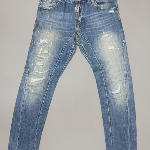 [34] 디스퀘어드2 스티치 디스덧댐 바이커진 청바지