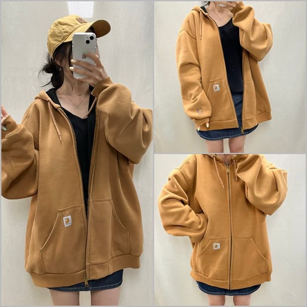 칼하트 써멀 레인디팬서 후드 집업/#3563