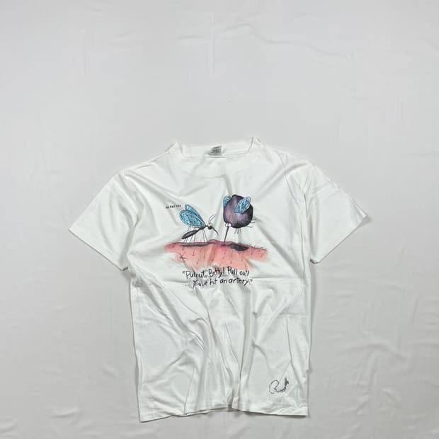 80‘s 82년도 the far side 코믹 모기 티