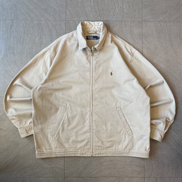 폴로 정품 베이지 스윙톱 자켓