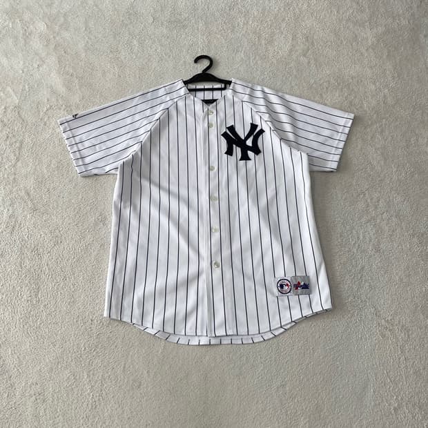 XL 마제스틱 뉴욕양키즈 노마킹 유니폼 반팔져지