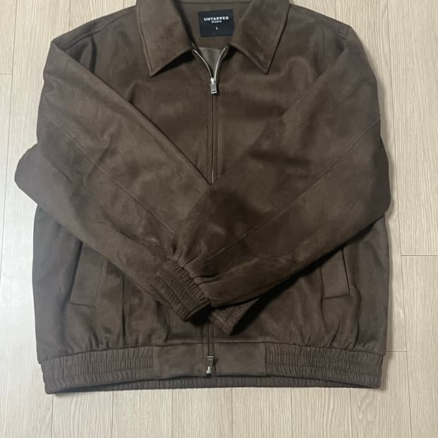 스웨이드 블루종 자켓